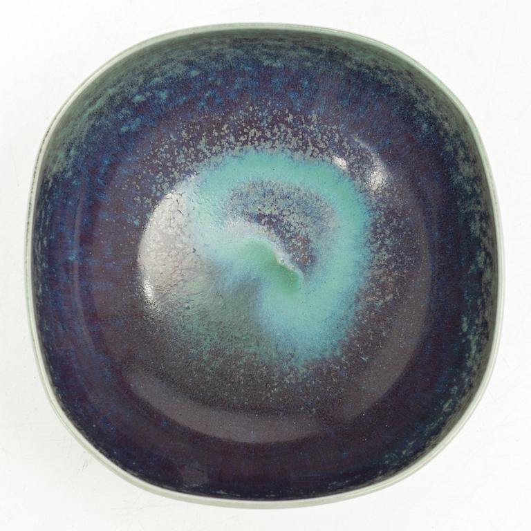 Berndt Friberg, skål, stengods, Gustavsberg studio, 1973.