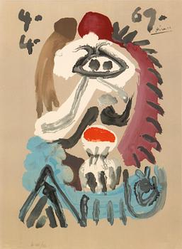 Pablo Picasso, efter, "Portraits Imaginaires" 1969.