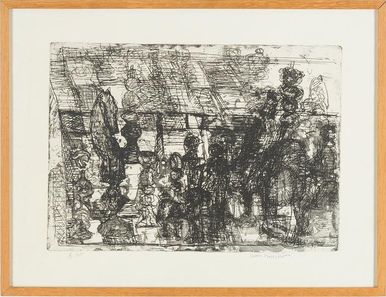 STAFFAN HALLSTRÖM, litography, signed and numbered 8/30.