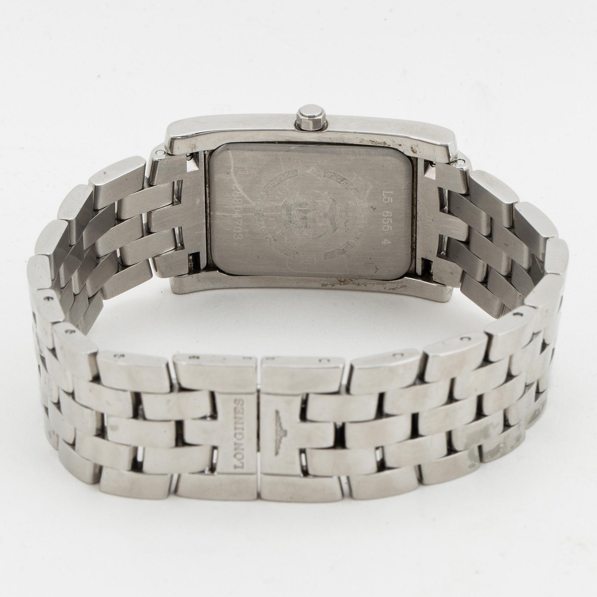 LONGINES, EFC, armbandsur, 26,5 x 30 mm.