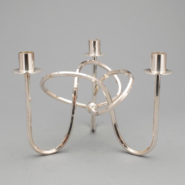 LJUSSTAKE, nysilver, Josef Frank för Svenskt Tenn, formgiven 1938.