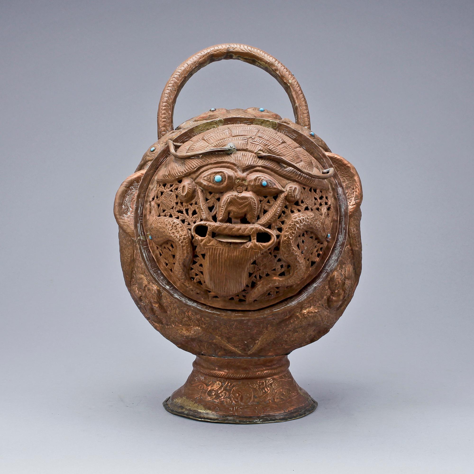 RÖKELSEKAR, koppar, sydostasien, 1900-tal.