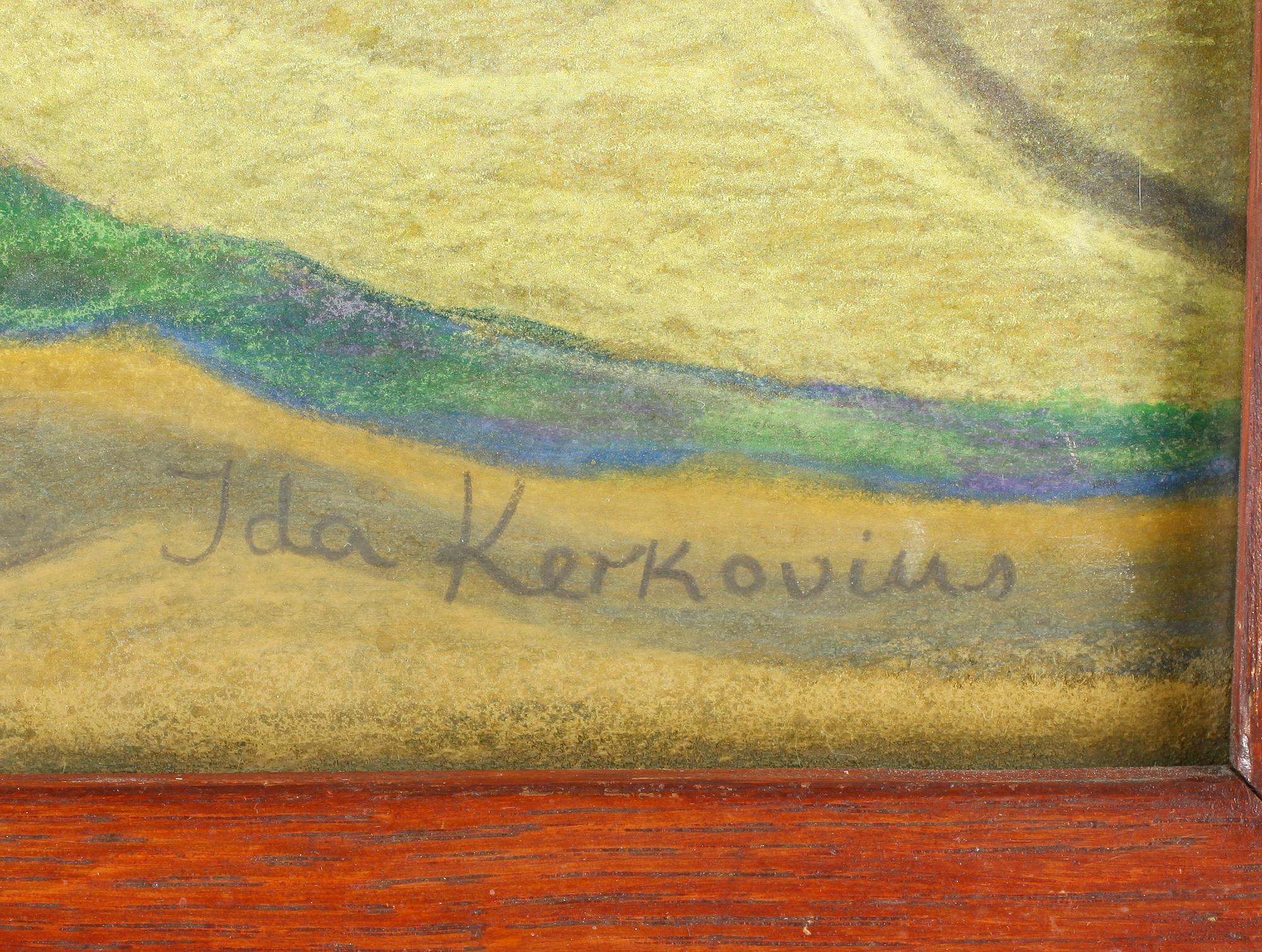 IDA KERKOVIUS, blandteknik, signerad.
