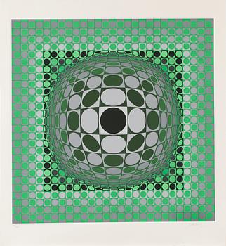 Victor Vasarely · VICTOR VASARELY, färgserigrafi, 1985, signerad och numrerad 209/275.