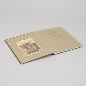 Bok, "Poste Restante", Christer Strömholm, PA Norstedt & Söners Förlag Stockholm 1967, signerad Christer Strömholm.