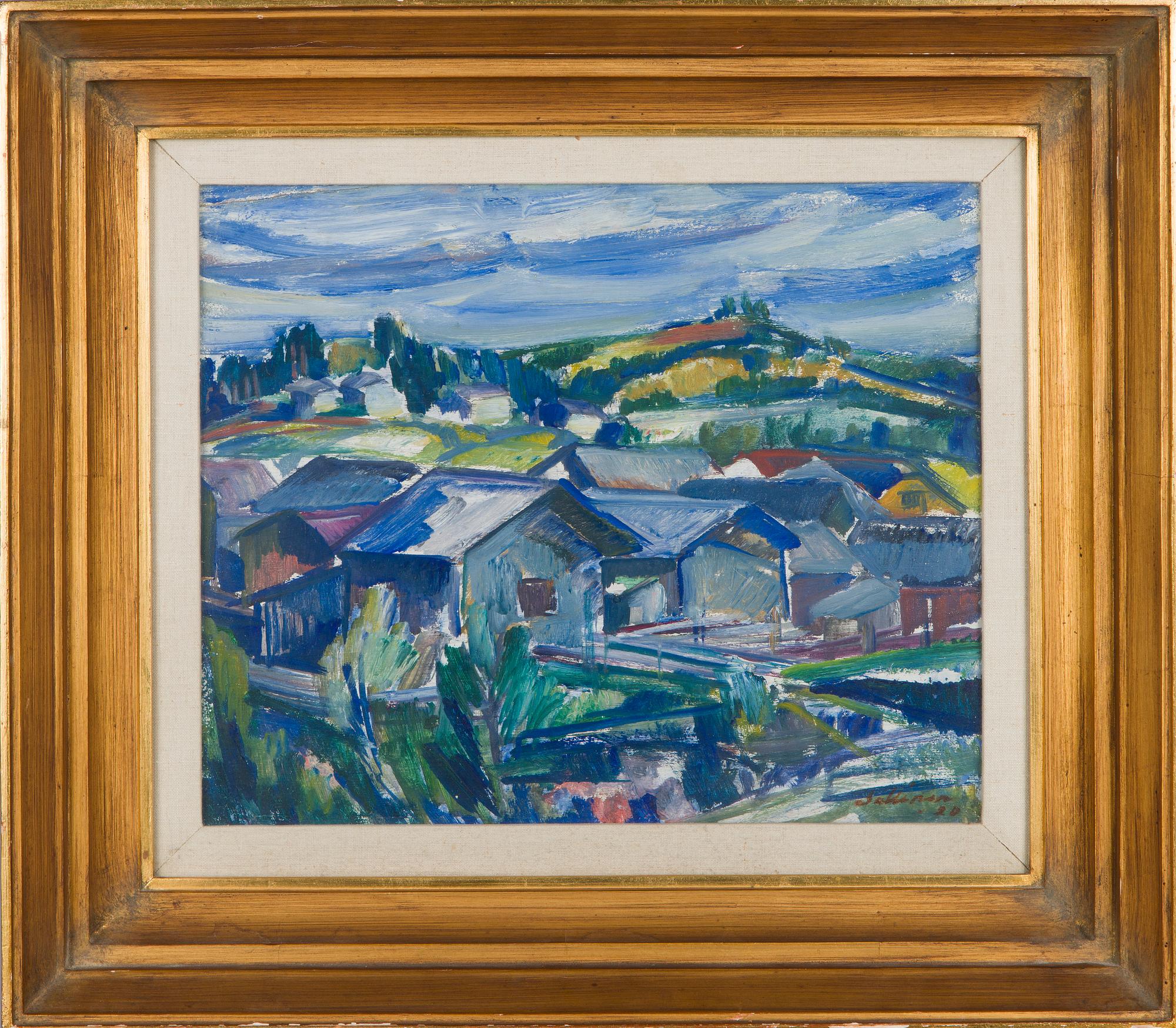 Tyko Sallinen, Village Landscape.