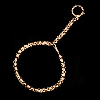 KLOCKKED, 14K guld, Pirkan Kulta Tammerfors 1998. Vikt ca 13 g.
