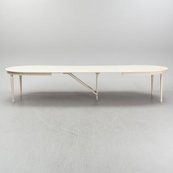 Matsalsgrupp, 15 delar, gustaviansk stil, City Möbler, Tibro, 1900-talets slut.