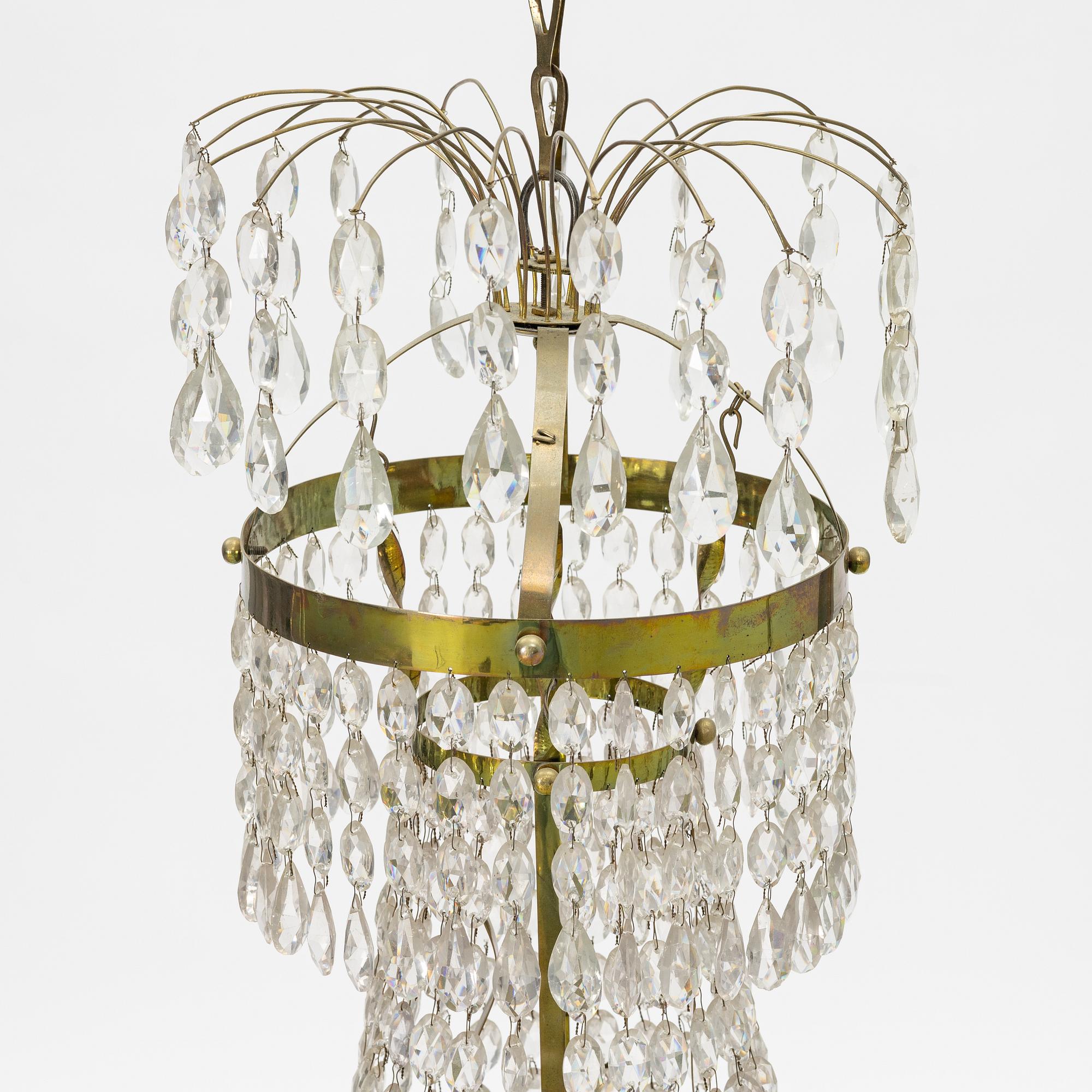 Ljuskrona, Empire, 1800-talets första hälft.