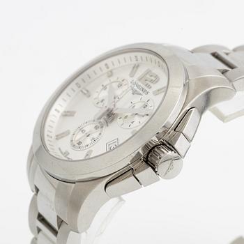 Longines, Conquest, kronograf, armbandsur, 41 mm.