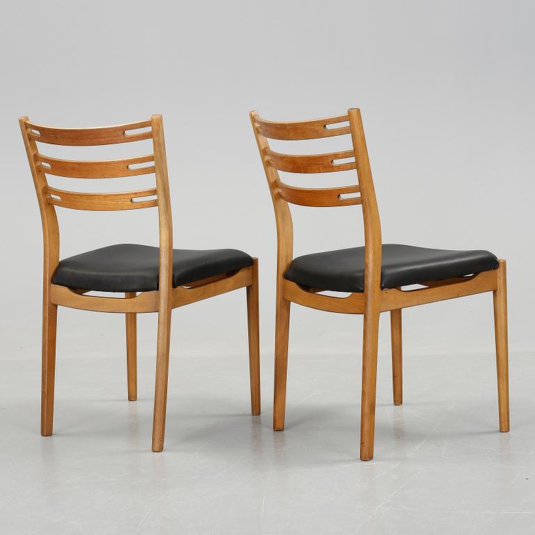 STOLAR, 6 st. Sibast Furniture, Danmark, 1960-tal.