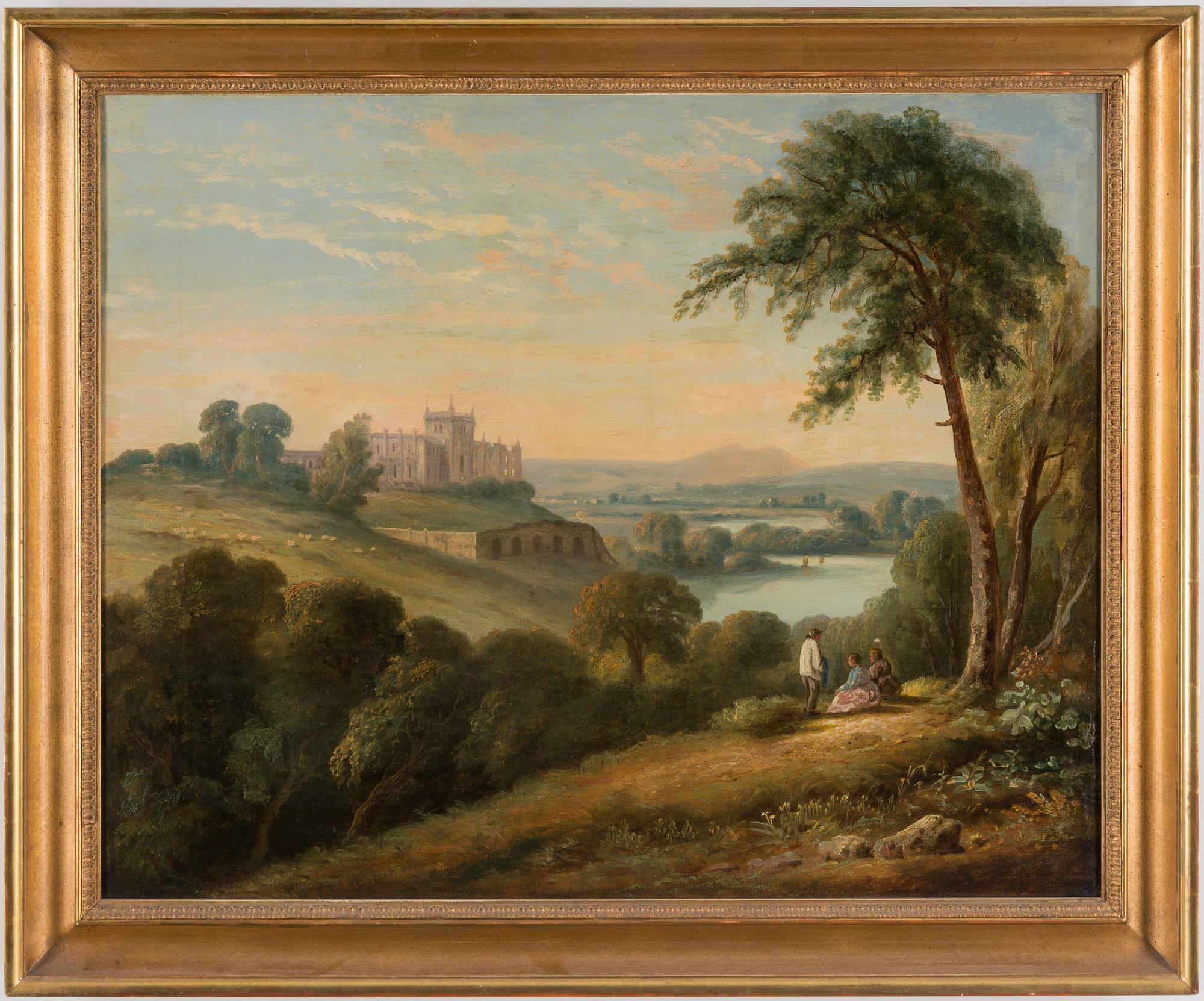 An unknown 19th century artist, relined canvas.