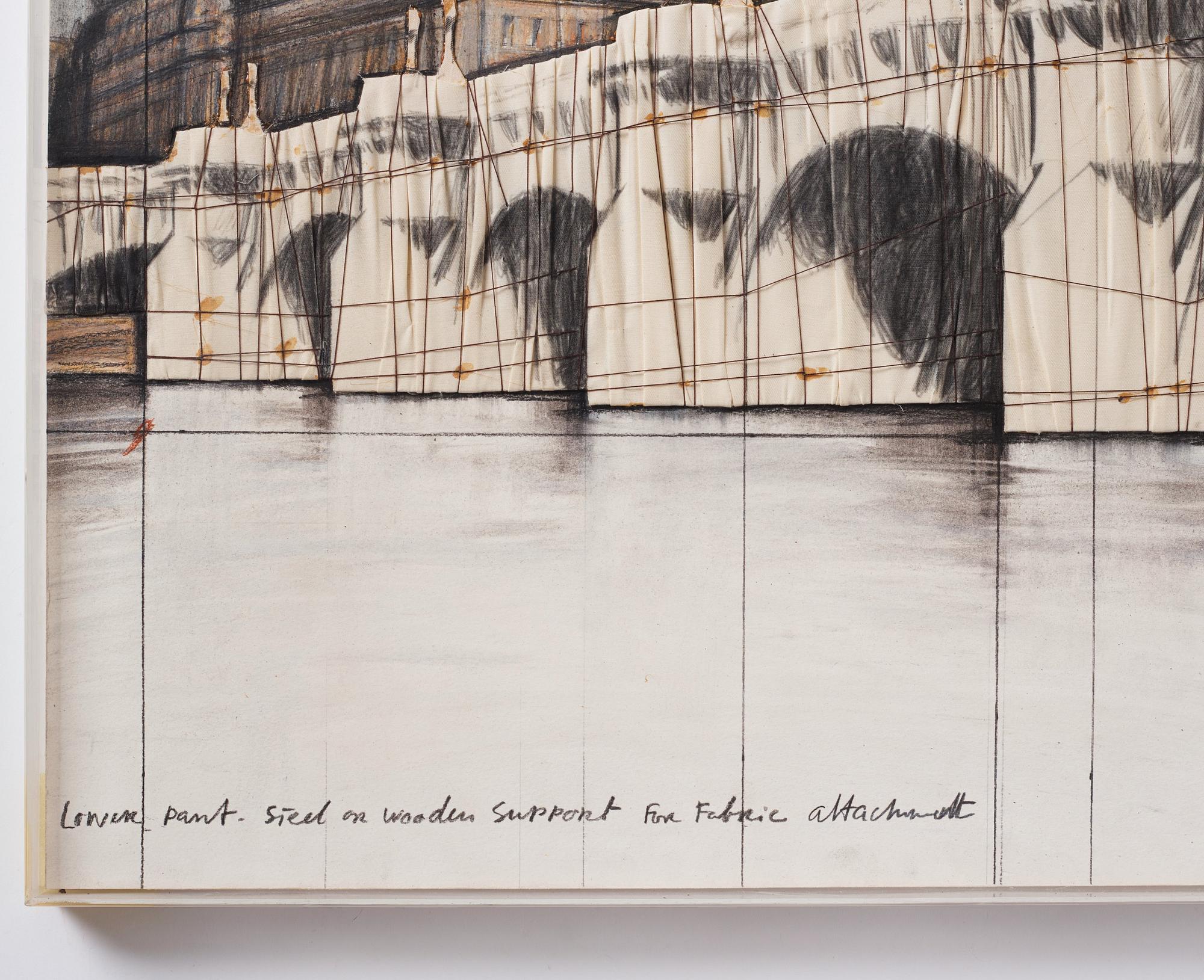 Christo Vladimirov Javacheff, "The Pont Neuf, Wrapped (Project for Paris)".