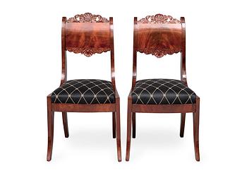 396. A PAIR OF CHAIRS.
