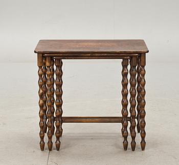 SATSBORD, 3 delar, barockstil, 1940-tal.