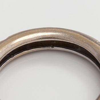 Ring, briljantslipade diamanter, 18K vitguld.