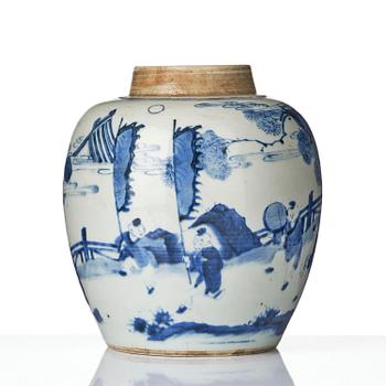 Bojan, porslin. Qingdynastin, Kangxi (1662-1722).