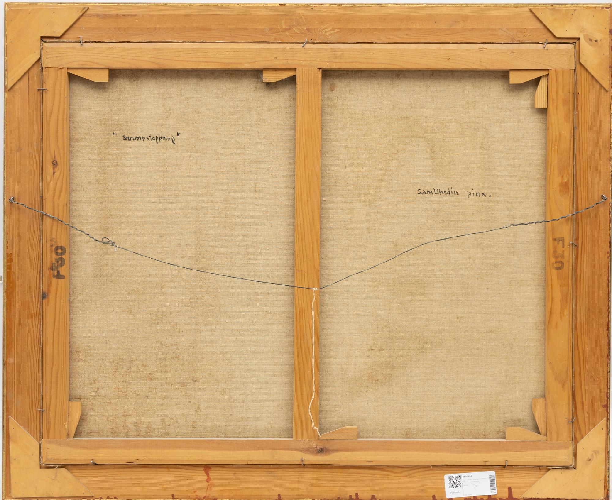 Sam Uhrdin, "Strumpstoppning".