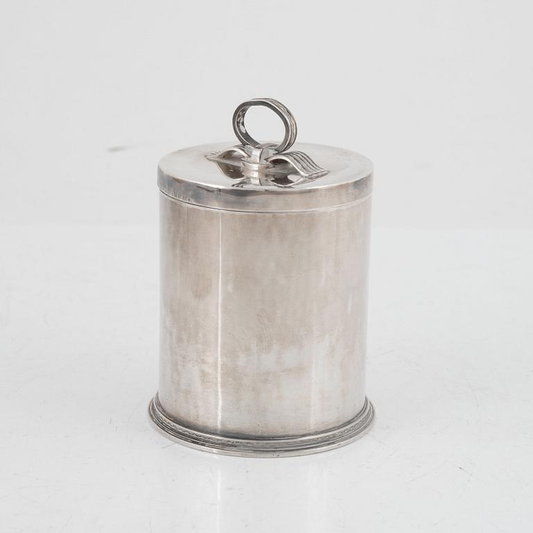 A sterling silver box, Atelier Borgila, Stockholm, Sweden, 1935.
