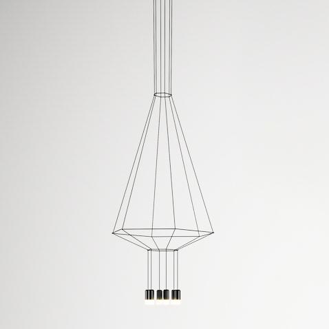 Arik Levy pendant lamp "Wireflow 0305" for Vibia 21st century.