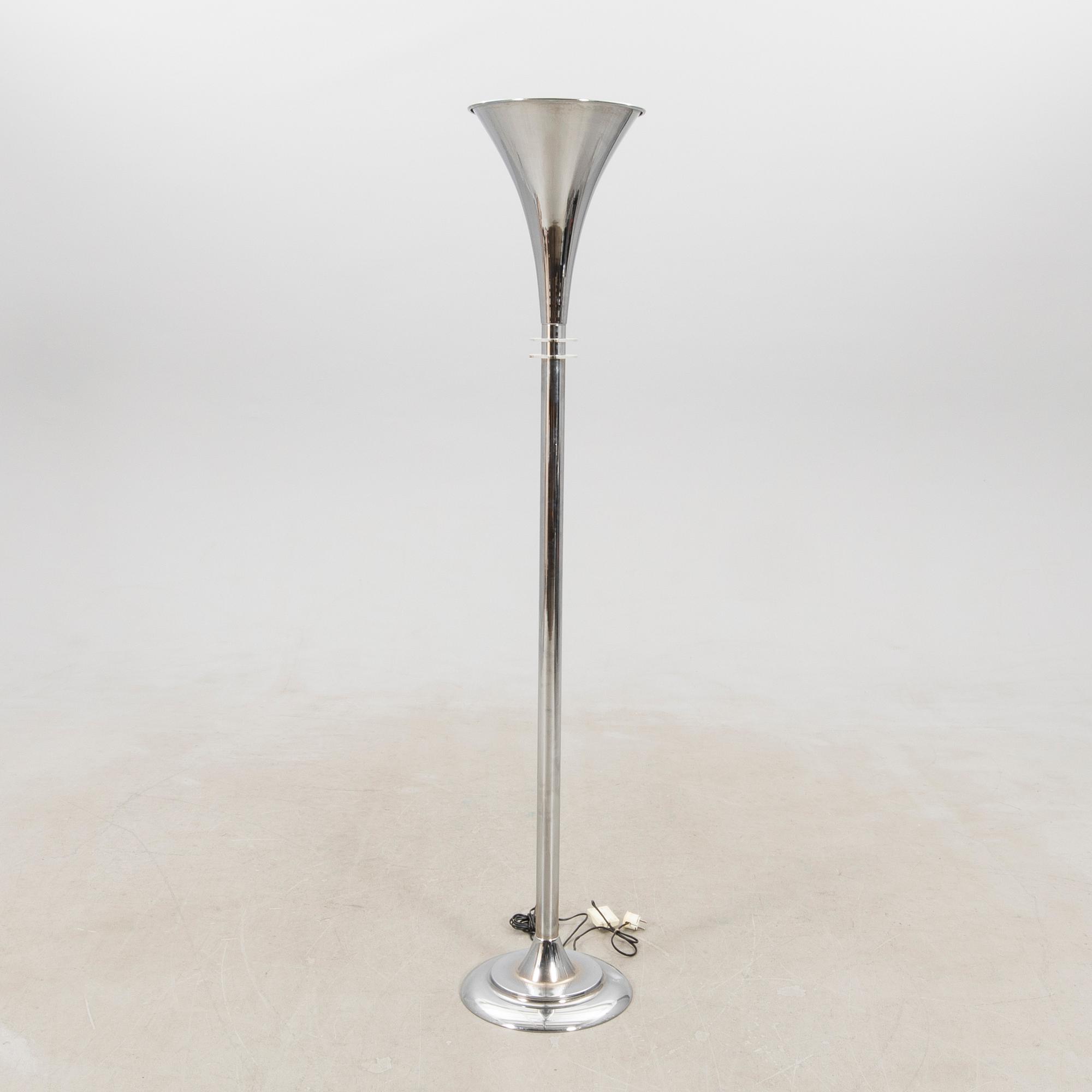 Floor lamp, uplight, Art Deco style, late 20th century.