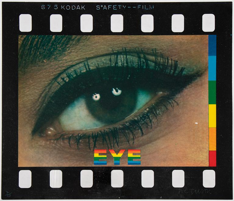 Joe Tilson, färgserigrafier och résin, 5 st, 1968, signerade 7/40.