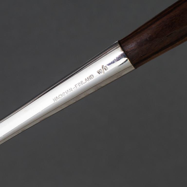 BERTEL GARDBERG, bestickuppsättning 159 dlr "Lion de Luxe", Hackman, Finland, efter 1958, schatull från Stig-Bolaget.