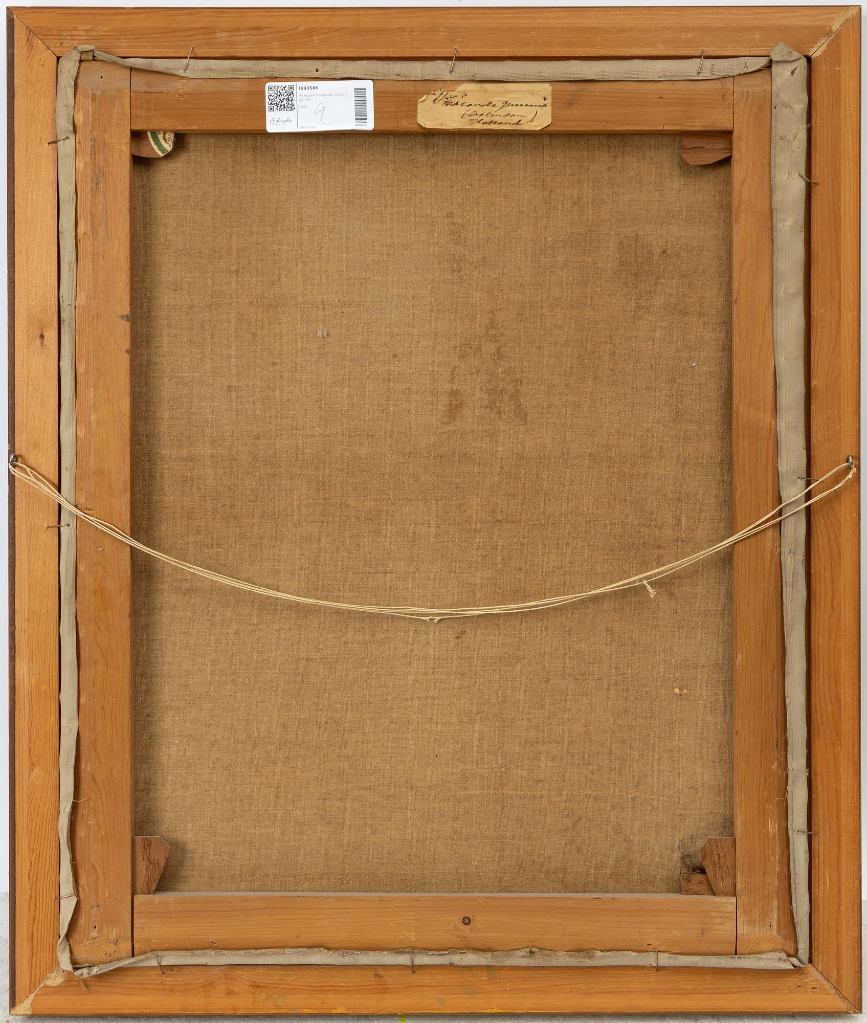 Hildegard Thorell, "Läsande gumma".