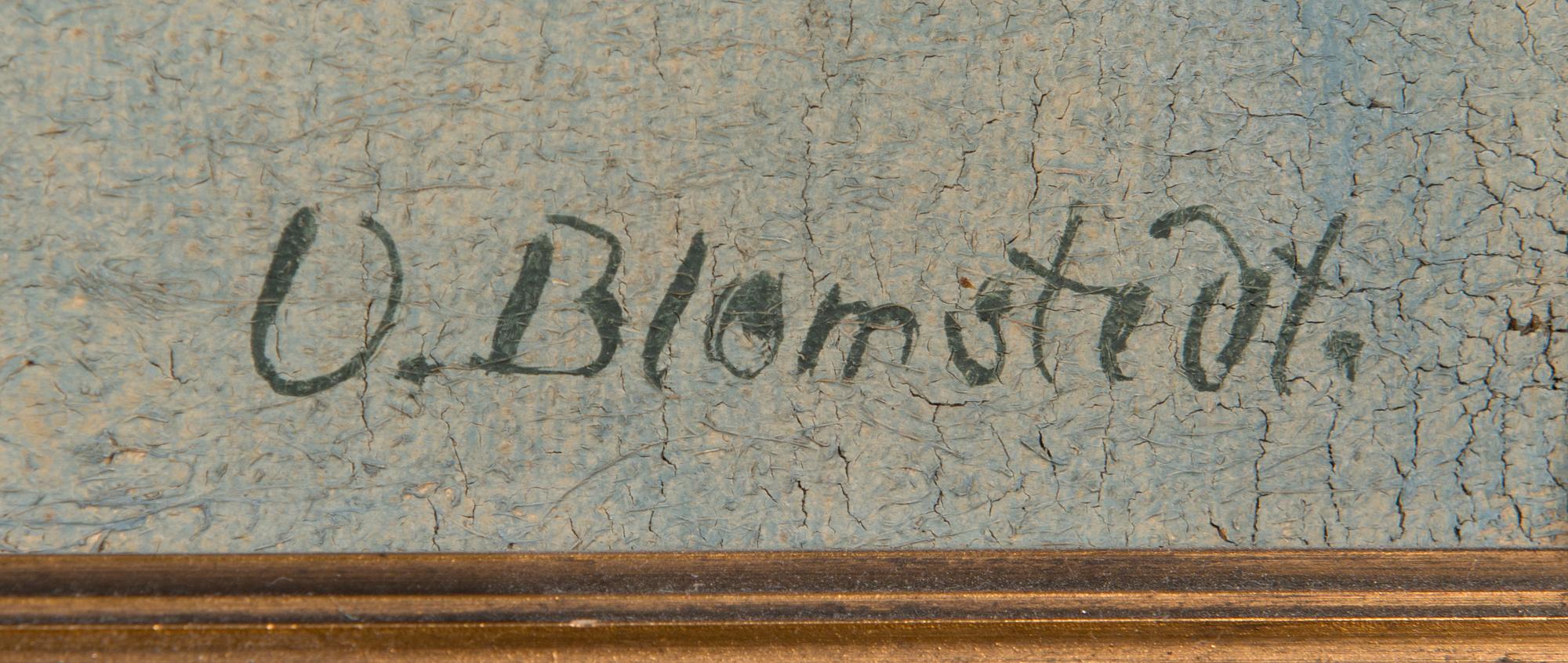 Väinö Blomstedt, Vinterlandskap i månsken.