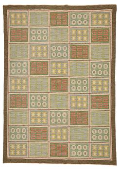 216. Edna Martin, MATTO, flat weave, ca 357,5 x 254 cm, signed EM SH (Edna Martin, Svensk Hemslöjd).