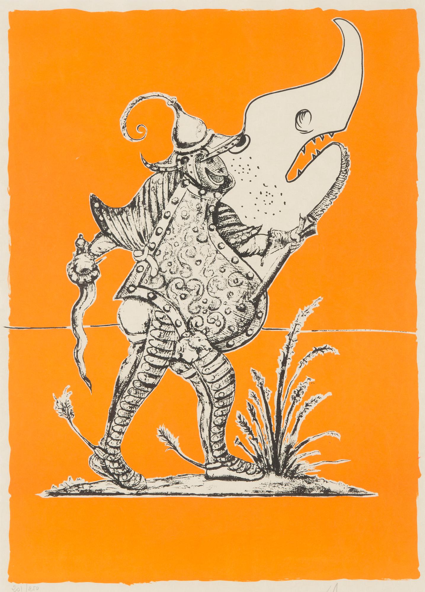 Salvador Dalí, from the series Les Songes Drolatiques.