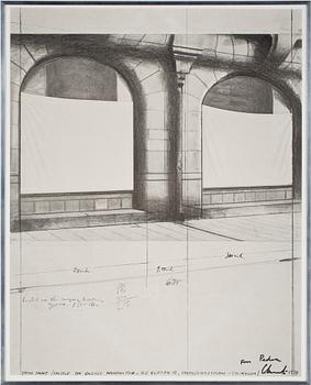 Christo & Jeanne-Claude · CHRISTO (USA), Affisch. Sign Christo.