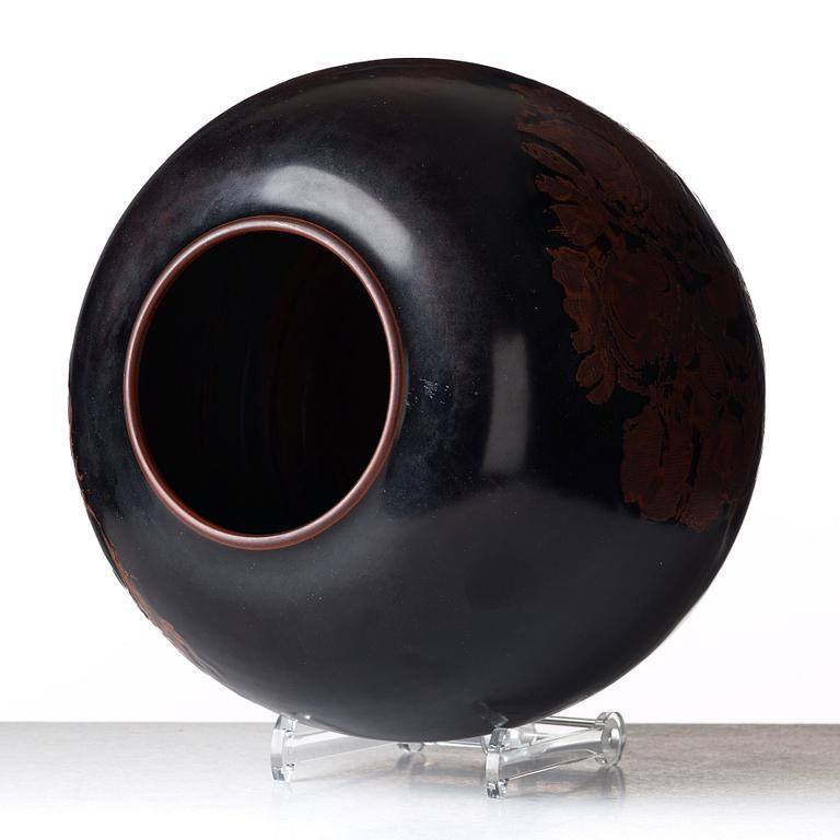 Stig Lindberg, STIG LINDBERG, a stoneware vase, Gustavsberg studio, Sweden 1970.