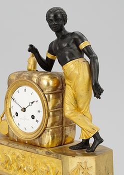 A Swedish Empire mantel clock by G. Undén.