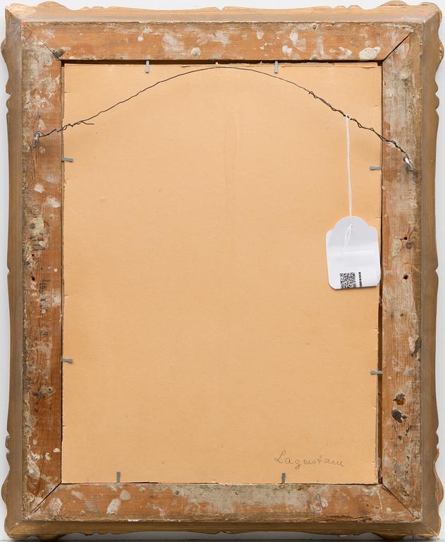 oil on cardboard, signed.