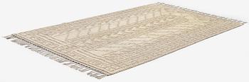 Märta Måås-Fjetterström, a 'Vita spetsporten' carpet, knotted pile in relief, c. 225 x 136 cm. signed AB MMF.