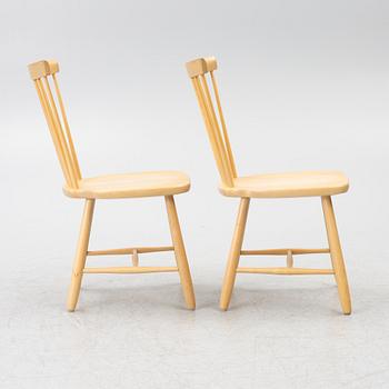 Carl Malmsten, chairs, a pair, "Lilla Åland", Stolab, 2007.