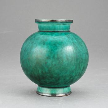 VAS, stengods, "Argenta", Wilhelm Kåge, Gustavsberg,