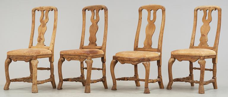 STOLAR, 4 st, senbarock, 1700-tal.
