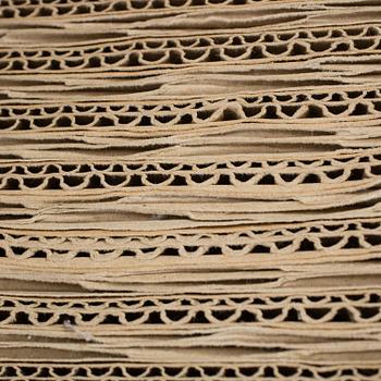 A 21 th century Frank O. Gehry "Wiggle Side Chair" for Vitra, Germany.