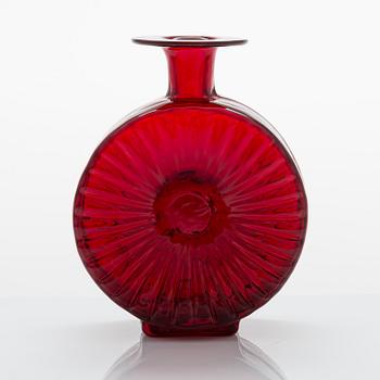 HELENA TYNELL, A 'Sun-Bottle' glass vase, Riihimäen Lasi, Finland. Designed in 1964.