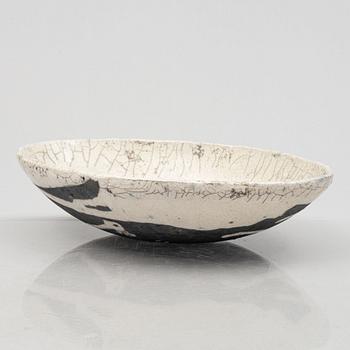 Cecilia Kraitz, bowl, raku, 1990s.