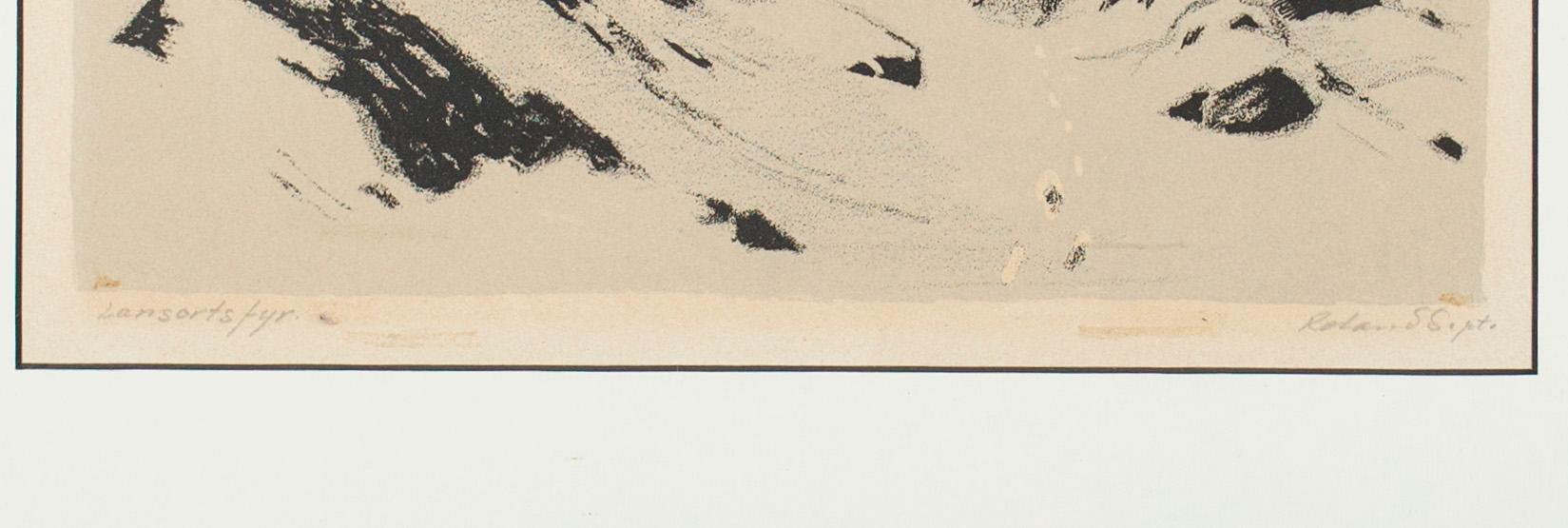 ROLAND SVENSSON, litografi, signerad.
