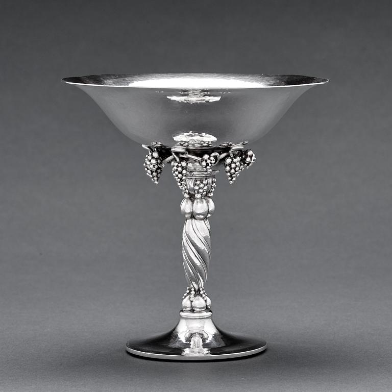 Georg Jensen, a sterling grape bowl, Copenhagen post 1945, (2012). Design nr 263B.