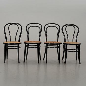 FOUR BENTWOOD CHAIRS SECOND HALF OF 20TH CENTURY,