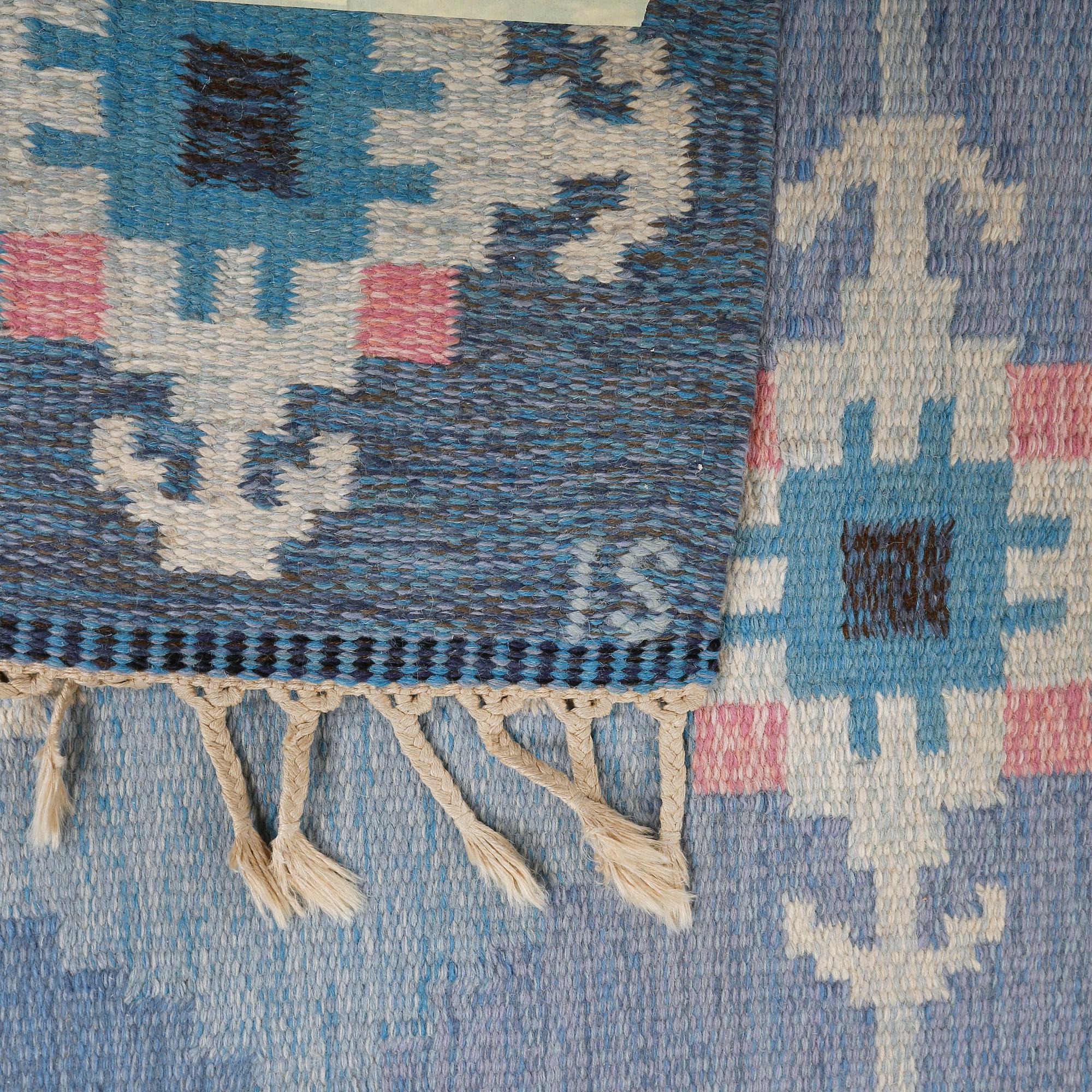MATTA, rölakan, Ingegerd Silow, omkring 1900-talets mitt, 200x140 cm.