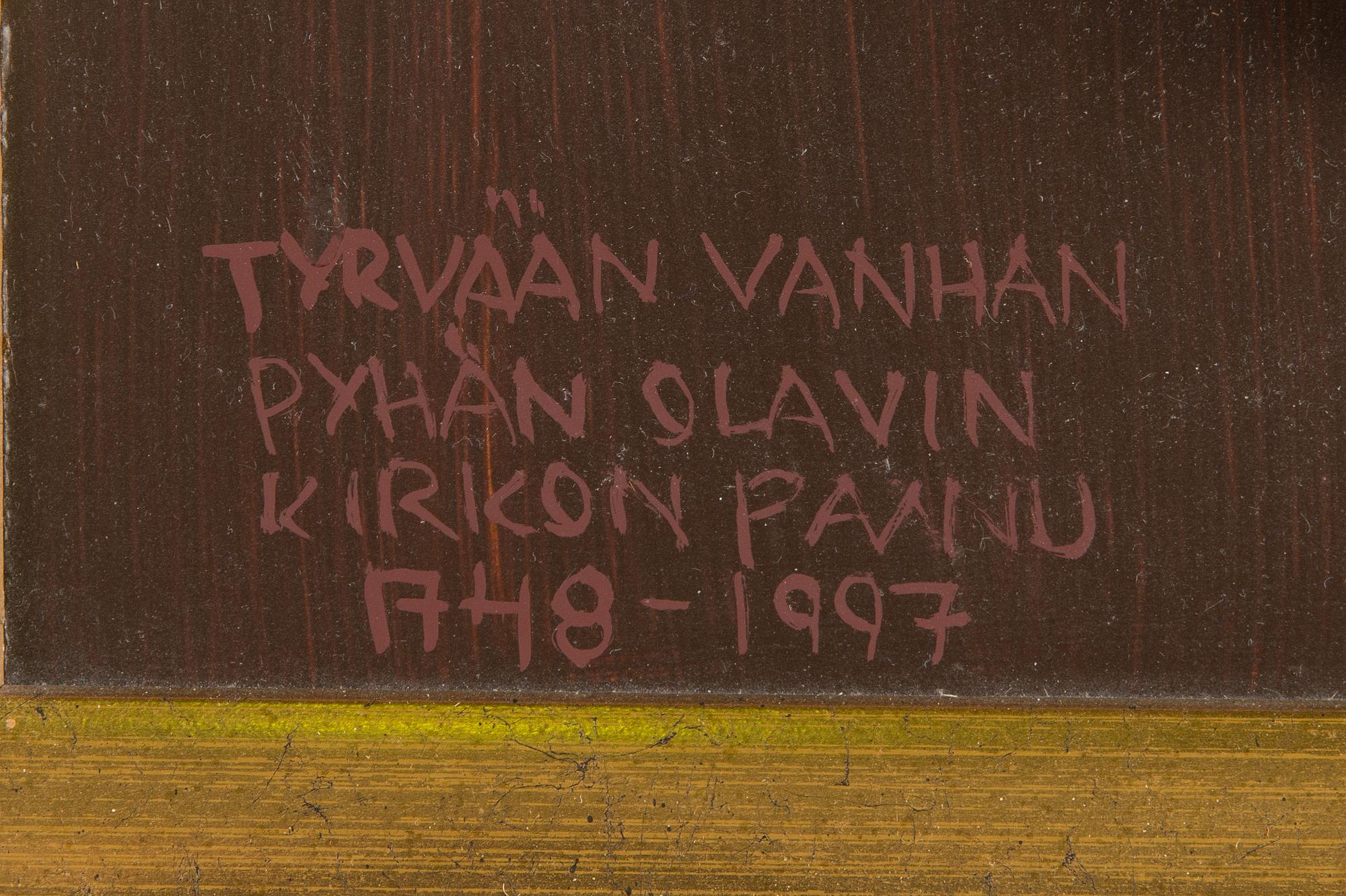 Juhani Palmu, mixed media on board, signed and dated -99.