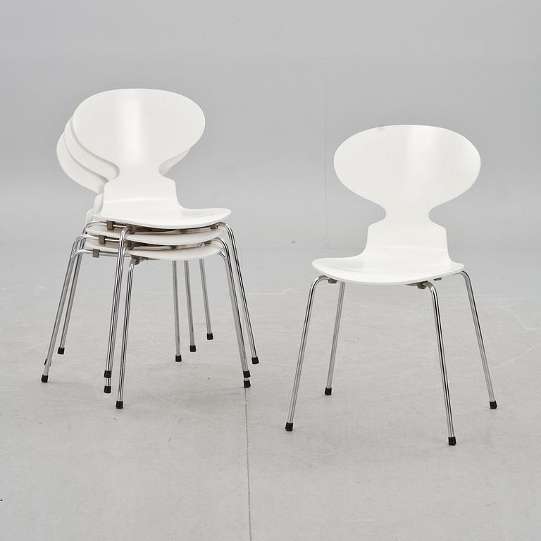 STOLAR, 4 st, "Myran", Arne Jacobsen, Fritz Hansen.