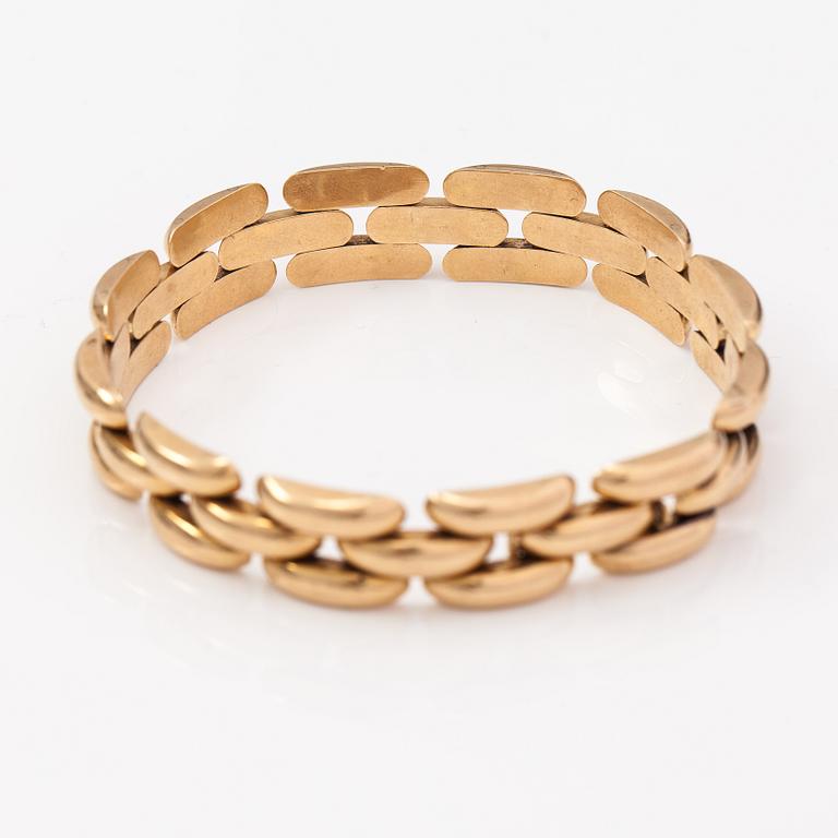 A 14K gold bracelet. Kultateollisuus, Turku 1958.