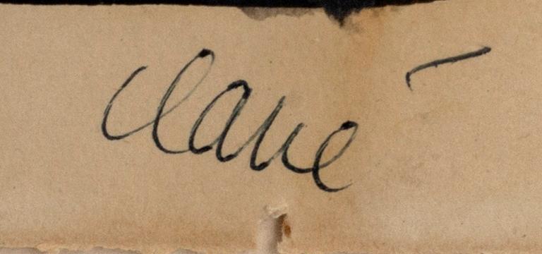 ANTONI CLAVÉ, mixed media, signed.